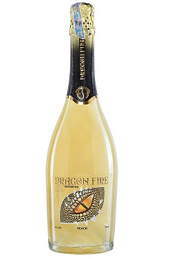 Dragon Fire Moscato Peach Sparkling Wine
