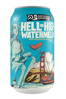 21st Amendment Brewery Hell or High Watermelon 6pk