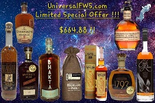 UniversalFWS.com Limited Special Offer (EH Taylor, Eagle Rare, Blantons, 1792, Myers Rum, High West, Bhakta, WhistlePig, Highland Park)