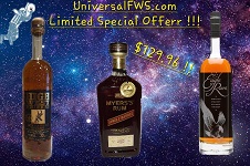 UniversalFWS.com Limited Special Offer (Eagle Rare, Myers Rum Finished in Sazerac Rye Casks, High West)