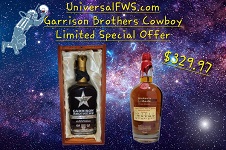 UniversalFWS.com Garrison Brothers Cowboy Texas Bourbon Whiskey Limited Special Offer