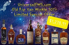 UniversalFWS.com Old Rip Van Winkle 10Yr 107 Proof Handmade Bourbon Limited Special Offer