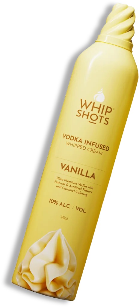 Whip Shots Vodka Infused Whipped Cream • Vanilla
