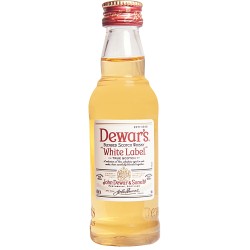 Dewars White Label Blended Scotch Whisky 50ml