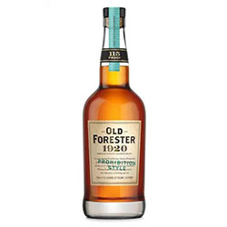 Old Forester 1920 115 Proof Bourbon American Whiskey