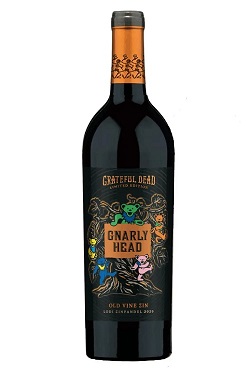 Gnarly Head 2021 Grateful Dead Limited Edition Old Vine Zin Lodi Zinfandel Wine