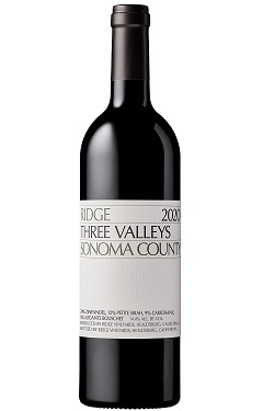 Ridge Three Valleys Sonoma County 2021 Red Blend Wine