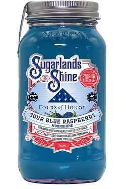 Sugarlands Folds of Honor Sour Blue Raspberry Moonshine