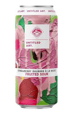 Untitled Art Strawberry Rhubarb A La Mode Fruited Sour 4pk