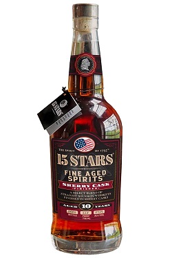 15 Stars 10Yr Blend of Kentucky Straight Bourbon Whiskeys Finished in Sherry Casks