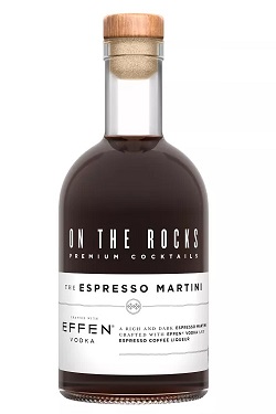 On The Rocks The Espresso Martini Crafted with Effen Vodka RTD Cocktail