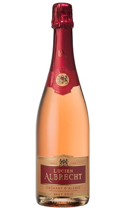 Lucien Albrecht Cremant D'Alsace Brut Rose Wine