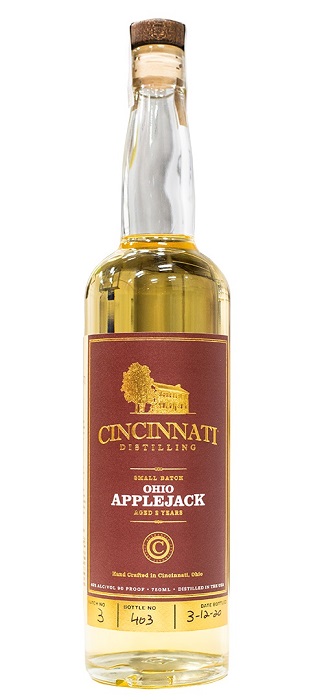 Cincinnati Distilling Applejack Whiskey