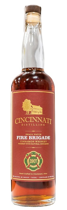 Cincinnati Distilling Fire Brigade Cinnamon Whiskey
