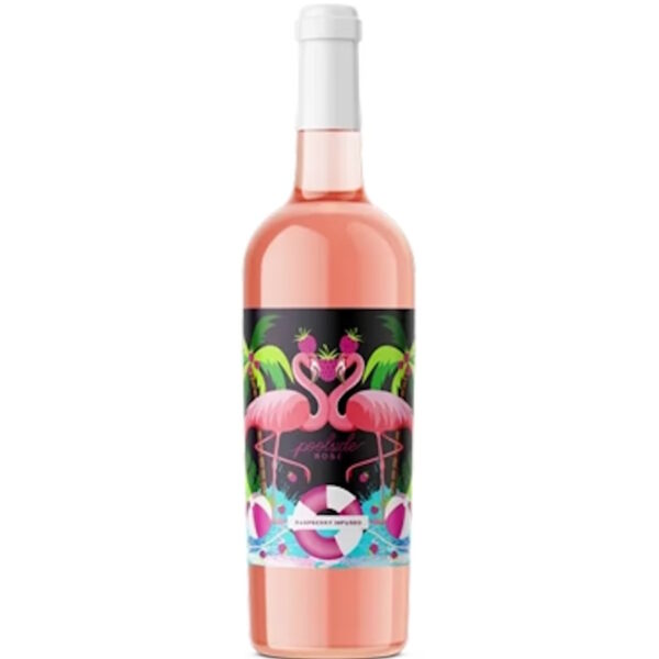 ASPIRATIONS RASPBERRY INFUSED POOLSIDE ROSE 750ML
