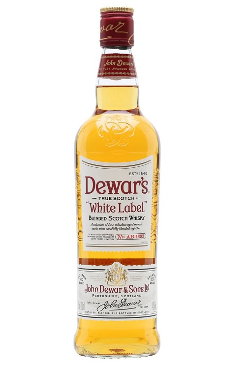 Dewars White Label Blended Scotch Whisky 750ml