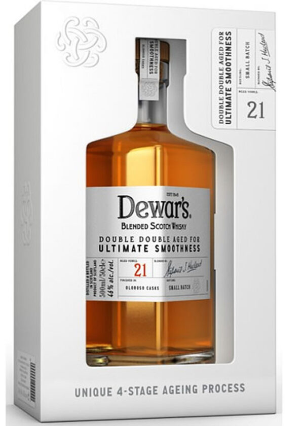 Dewars 21Yr Double Double Blended Scotch Whisky 375ml
