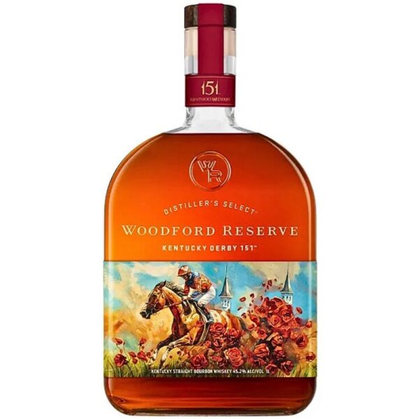 Woodford Reserve Kentucky Derby 151th Anniversary 2025 Edition Kentucky Straight Bourbon Whiskey 1L