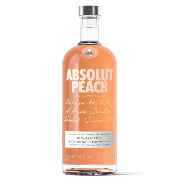 Absolut Peach Vodka 750ml