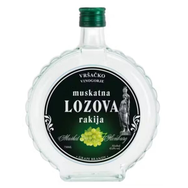 Vrsacko Vinogorje Muskatna Lozova Rakija Brandy 750ml