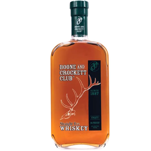 BOONE AND CROCKETT CLUB STRAIGHT RYE WHISKEY 750ML