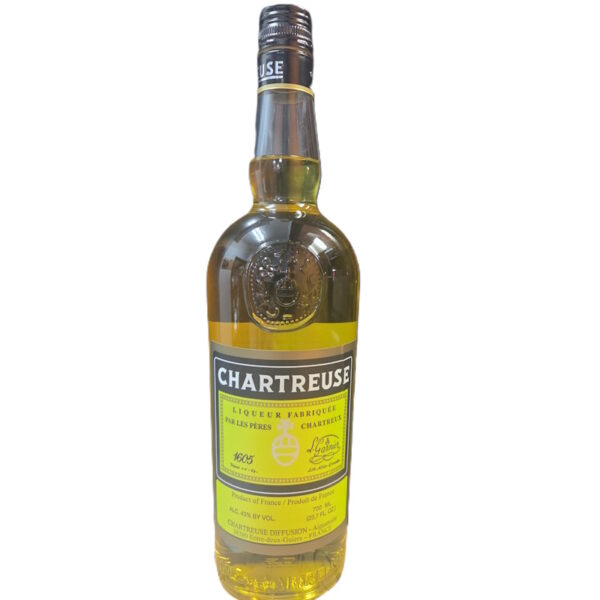 CHARTREUSE 86 PROOF HERBAL LIQUEUR (YELLOW) 700ML
