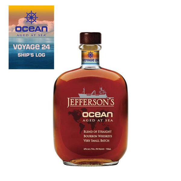Jeffersons Ocean Aged at Sea Voyage 24 Very Small Batch Blend of Straight Bourbon Whiskeys 750ml