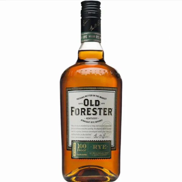 Old Forester 100 Proof Straight Rye Bourbon American Whiskey 1L