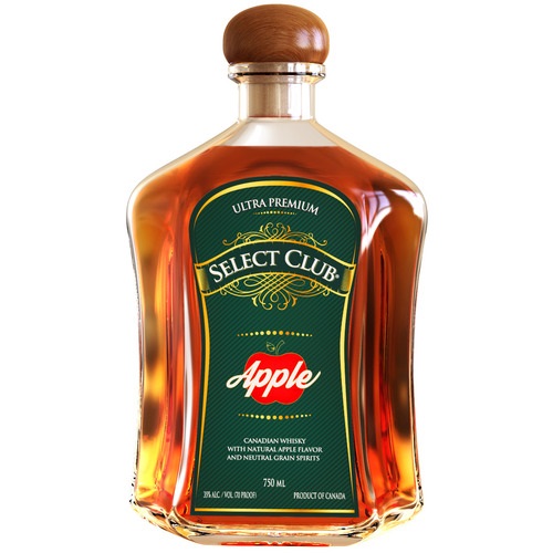 Ultra Premium Select Club Apple Canadian Blended Whiskey 750ml