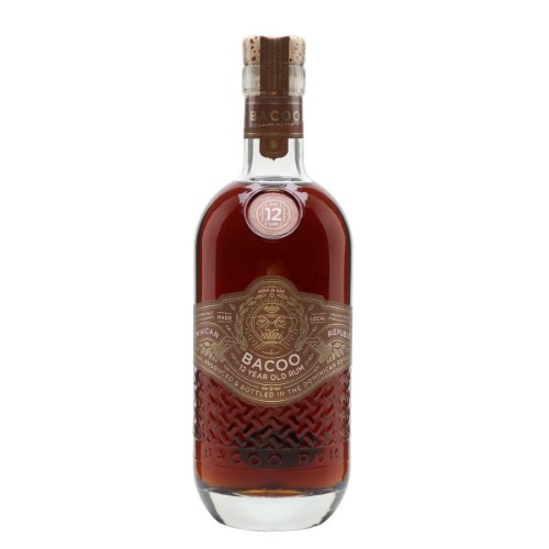 Bacoo 12 Year Old Rum 750ml