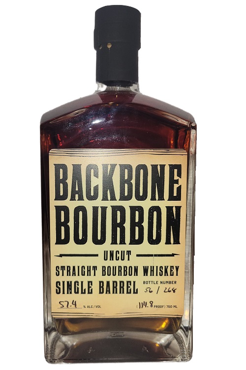 Backbone Uncut Single Barrel Straight Bourbon Whiskey 750ml