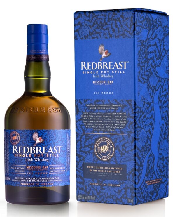 Redbreast Single Pot Still Missouri Oak 101 Proof Irish Whiskey 750ml
