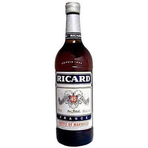 Ricard Pastis De Marseille Anise Liqueur 750ml