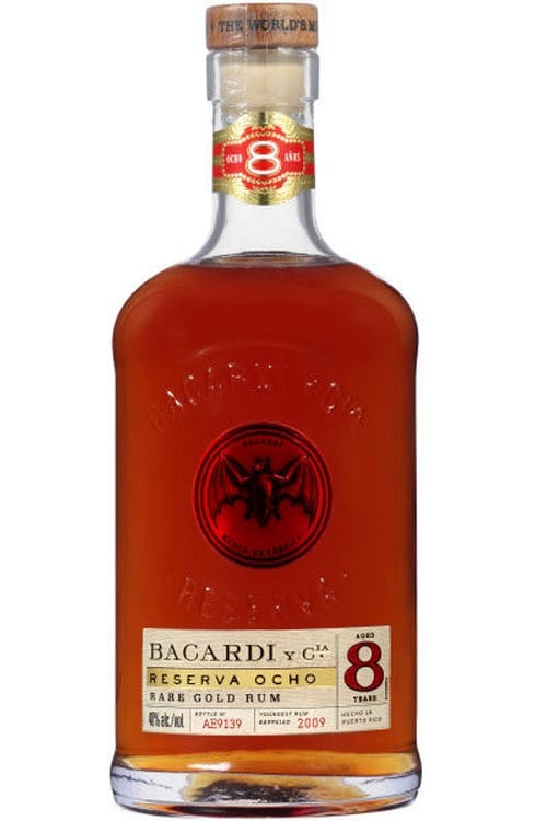 Bacardi 8Yr Gran Reserva Ocho Rum 750ml