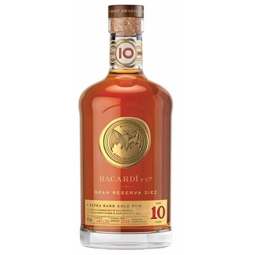 Bacardi Gran Reserva Diez Extra Rare Gold Rum 750ml