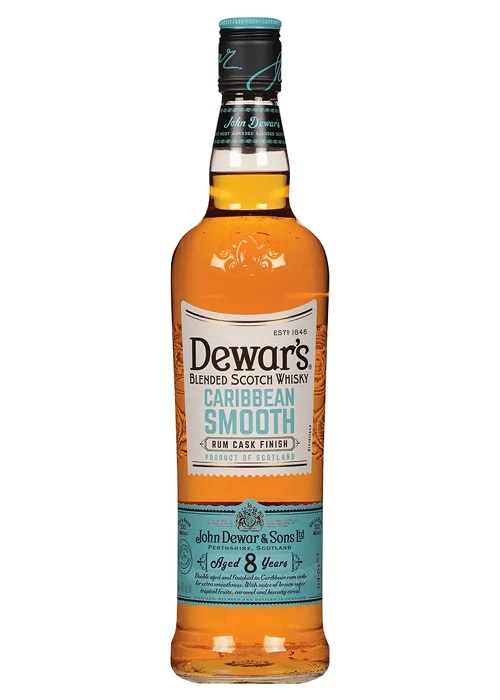 Dewars Caribbean Cask Smooth 8Yr Blended Scotch Whisky 750ml