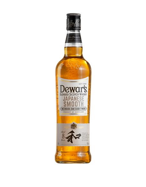 Dewars 8 Yr Japanese Smooth Mizunara Oak Cask Finish Blended Scotch Whisky 750ml