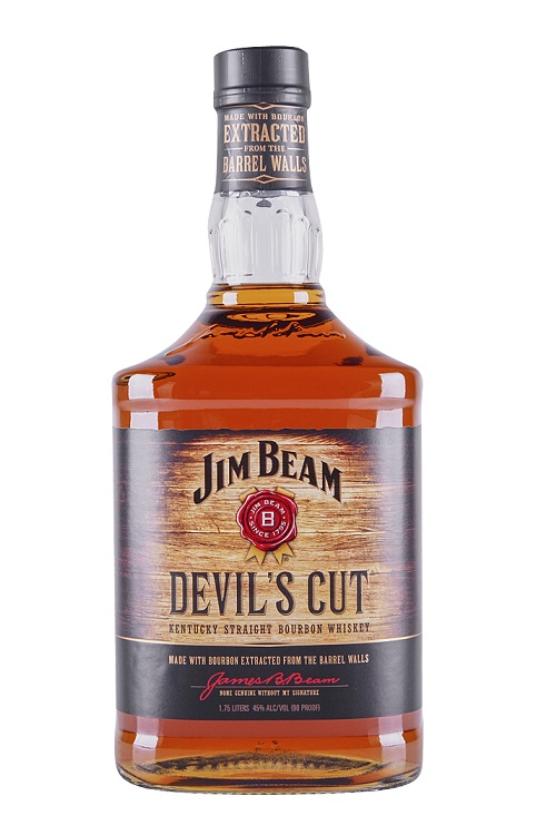 Jim Beam Devils Cut Kentucky Straight Bourbon Whiskey 1.75L