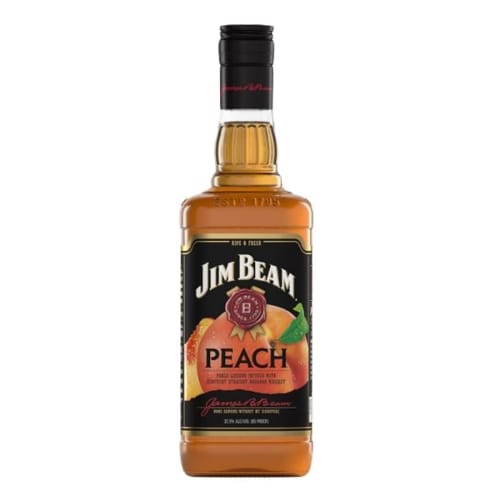 Jim Beam Peach Kentucky Straight Bourbon Whiskey 750ml