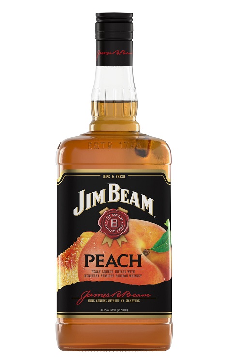 Jim Beam Peach Kentucky Straight Bourbon Whiskey 1.75L