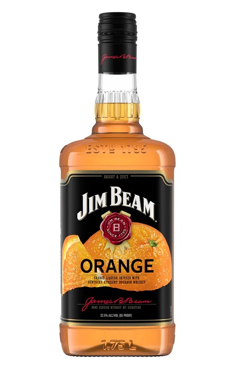 Jim Beam Orange Kentucky Straight Bourbon Whiskey 1.75L