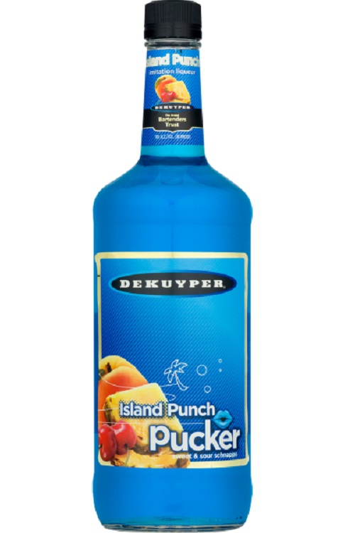 Dekuyper Pucker Island Punch Schnapps Liqueur 1L