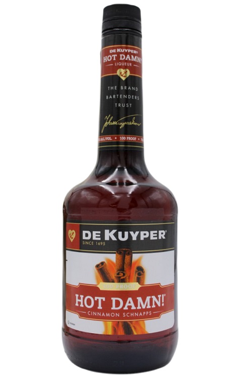 Dekuyper Hot Damn 100 Proof Cinnamon Schnapps Liqueur 750ml