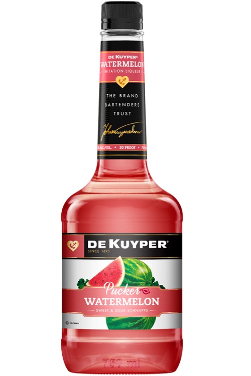 Dekuyper Pucker Watermelon Schnapps Liqueur 750ml