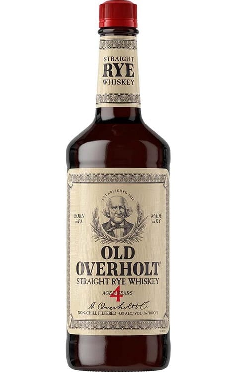 Old Overholt 4Yr 86 Proof Straight Rye American Whiskey 750ml