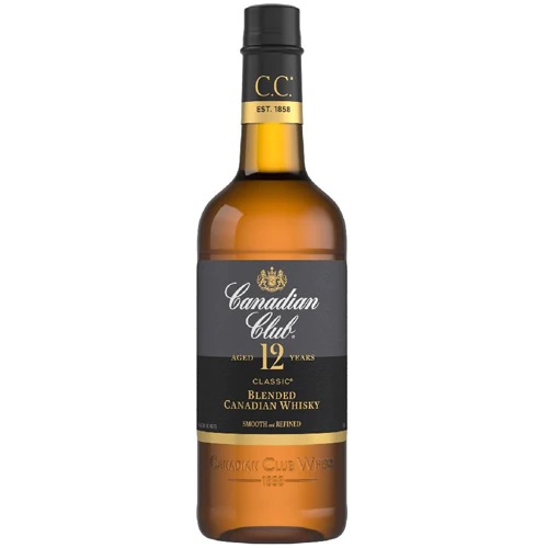 Canadian Club Classic 12Yr Blended Canadian Whiskey 750ml