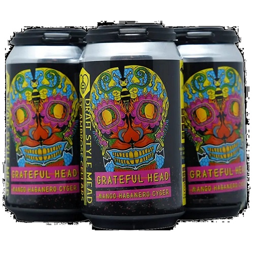 St Ambrose Grateful Head Mango Habanero Cyser Draft Style Mead 4pk