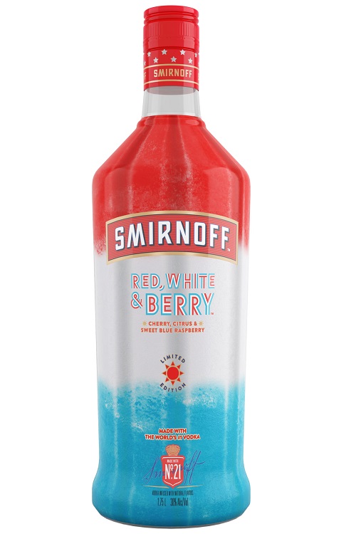 Smirnoff Red, White and Berry Vodka 1.75L PET