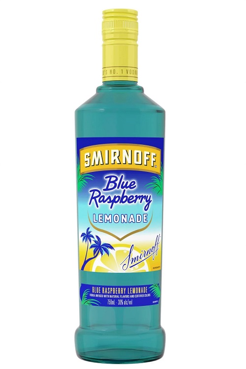 Smirnoff Blue Raspberry Lemonade Vodka 750ml
