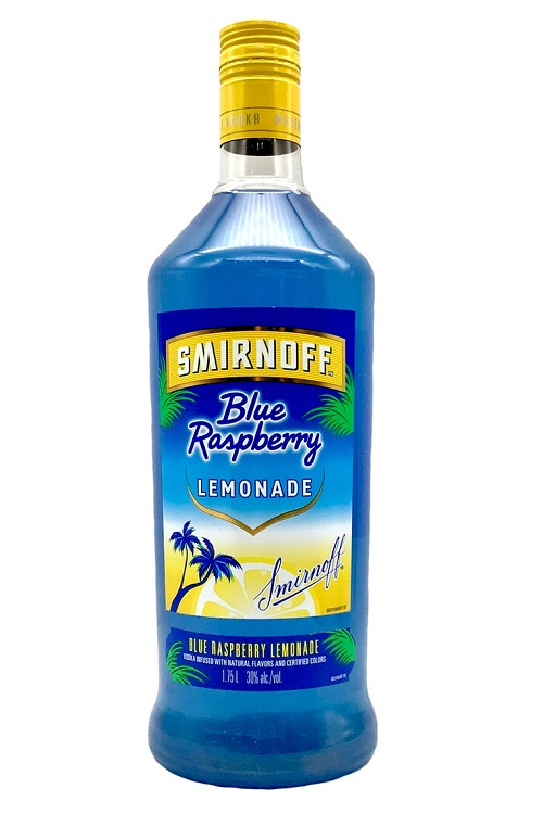Smirnoff Blue Raspberry Lemonade Vodka 1.75L PET